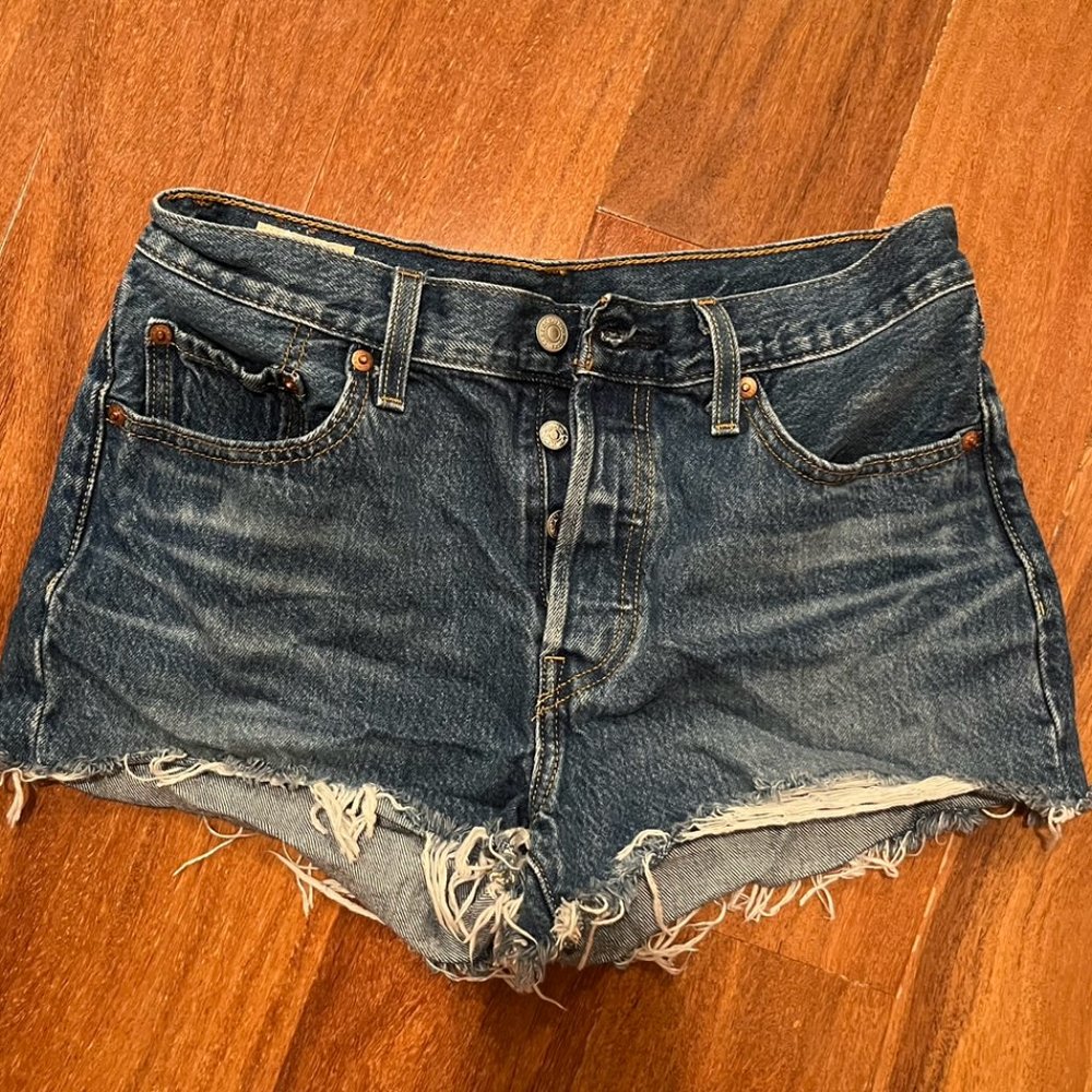 Levi's High Waisted Shorts